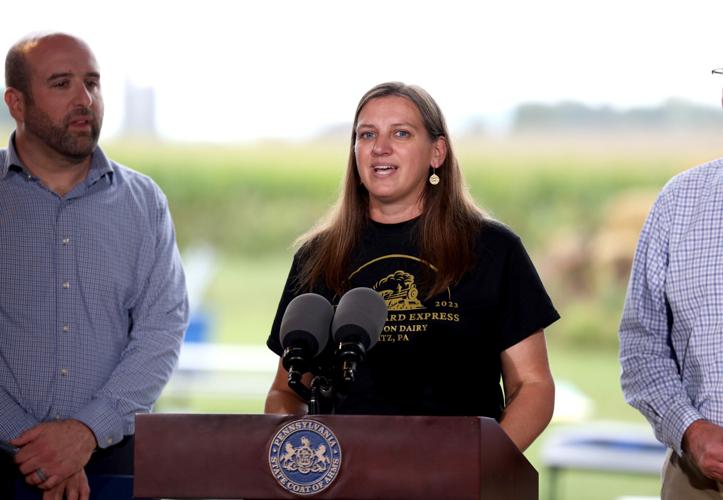 Maria Forry Announcement of 2025 Pa. Farm Show theme at Oregon Dairy [photos ...