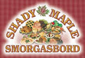 shady maple smorgasbord lunch menu