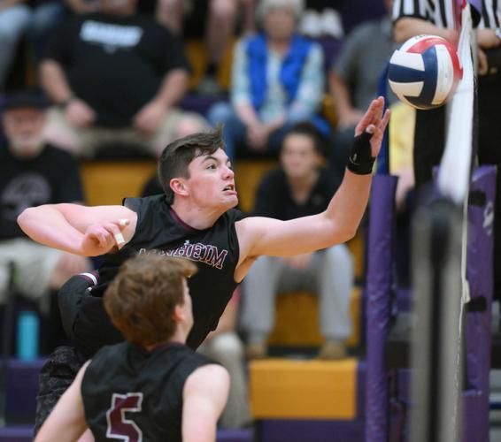 Cedar Crest vs. Manheim Central - L-L League boys volleyball championship