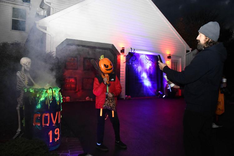 This is Halloween Trickortreaters take over Willow Street and