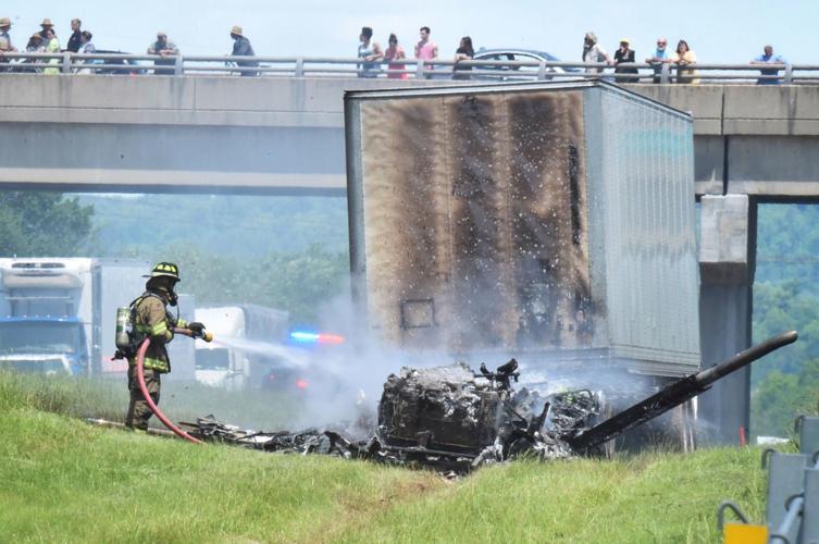Crash and fire reported on Route 222 South in East Cocalico Township