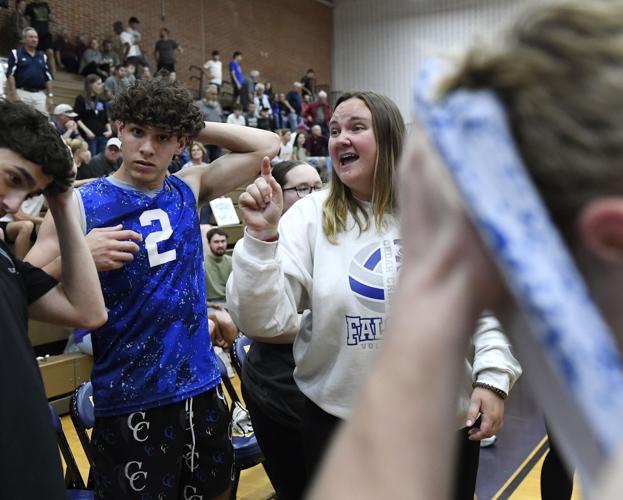 Cedar Crest vs. Manheim Central - L-L League boys volleyball championship