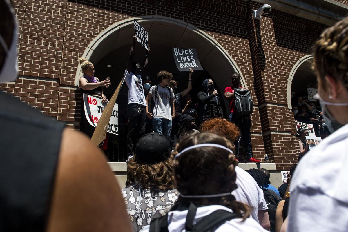 Live updates: Arrests have been made at today's protests, police using pepper spray on ...