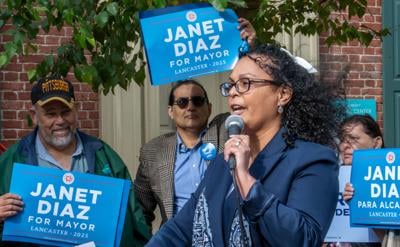 Janet Diaz GOVT rally