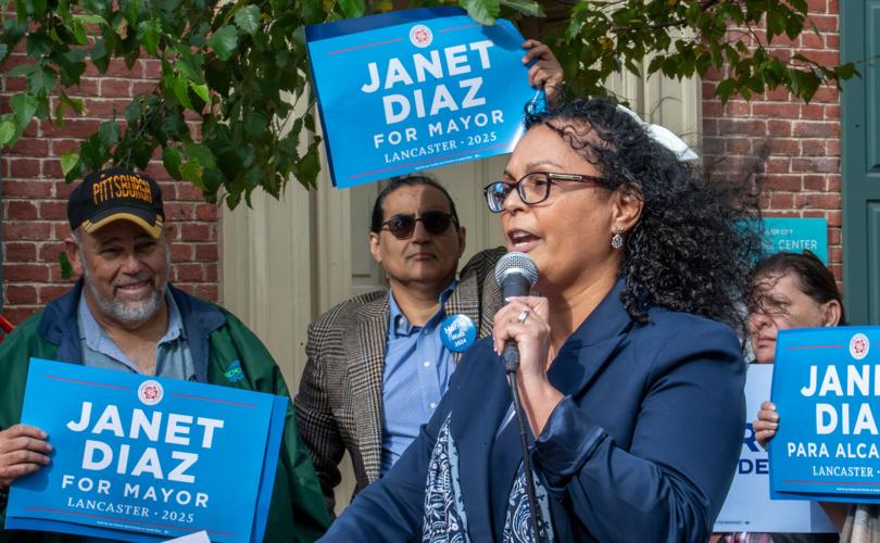 Janet Diaz GOVT rally