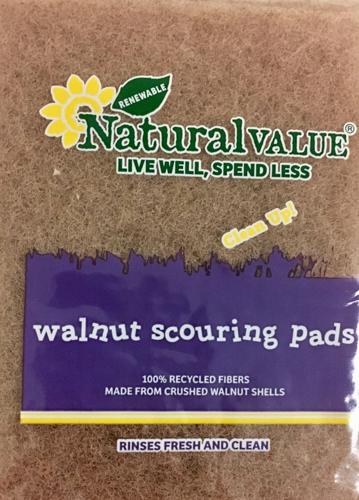 Kitchen Gadget: heavy-duty walnut shell scrubbers