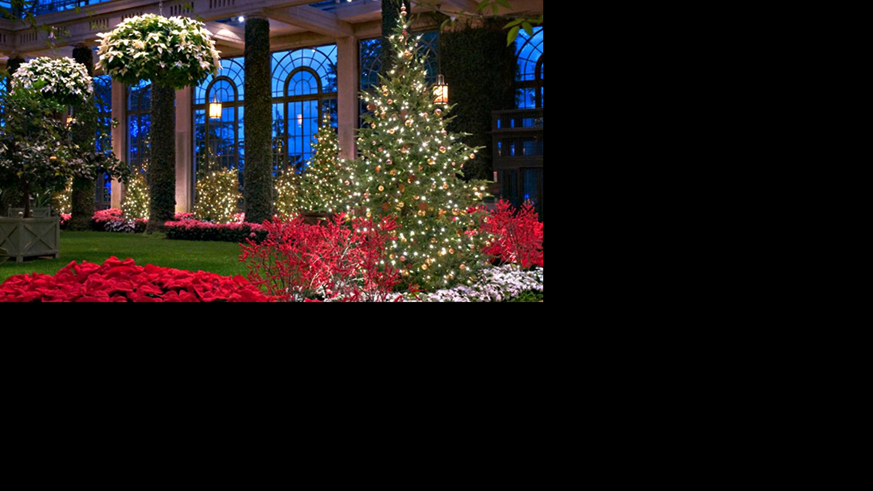 Longwood Gardens, Winterthur, other attractions still decorated for
