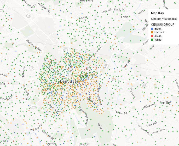 How segregated are Lancaster County neighborhoods?