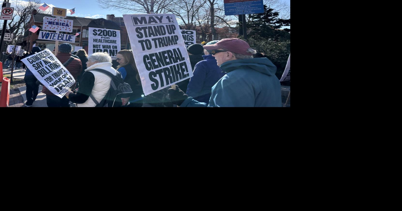 'No Kings' protesters gather in Reservoir Park in Lancaster city [update]