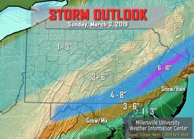 4 8 Inches Of Snow Third Snowstorm Of Weekend To Hit Lancaster