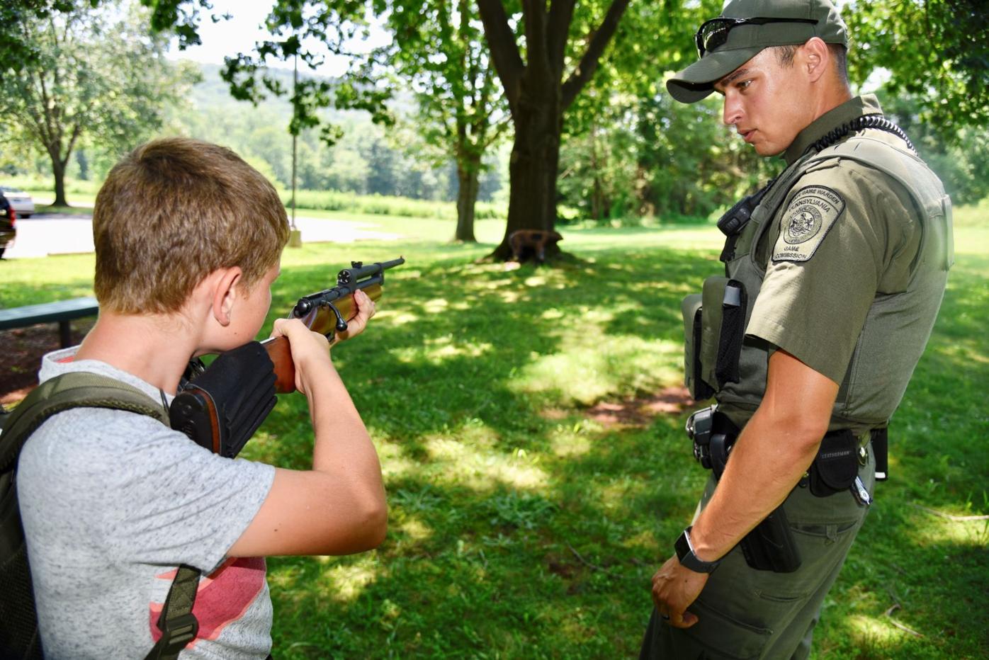 Game Warden Camp Creek teaches youngsters about role of 'thin