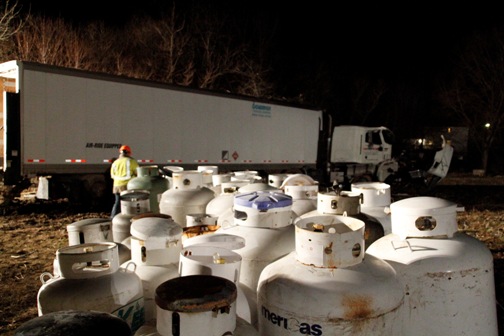 Truck Carrying Propane Tanks Crashes On Turnpike | Local News ...