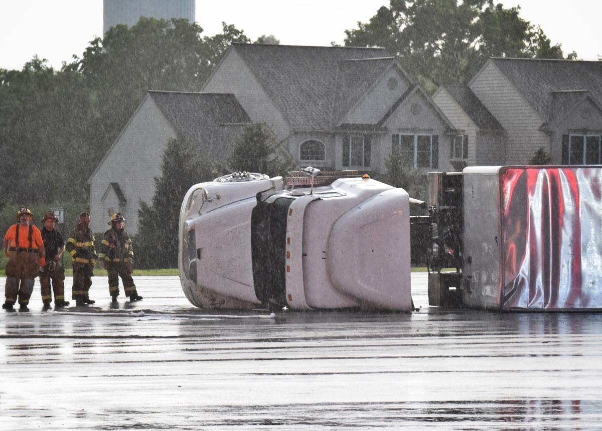 Fastmoving storm downs trees, wires across Lancaster County; tractortrailer blown over Local