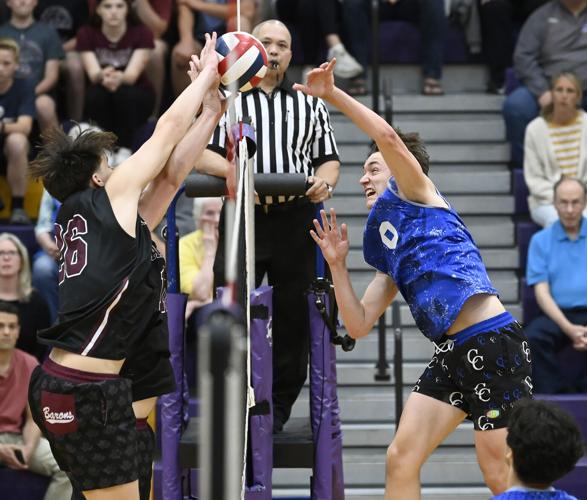 Cedar Crest vs. Manheim Central - L-L League boys volleyball championship