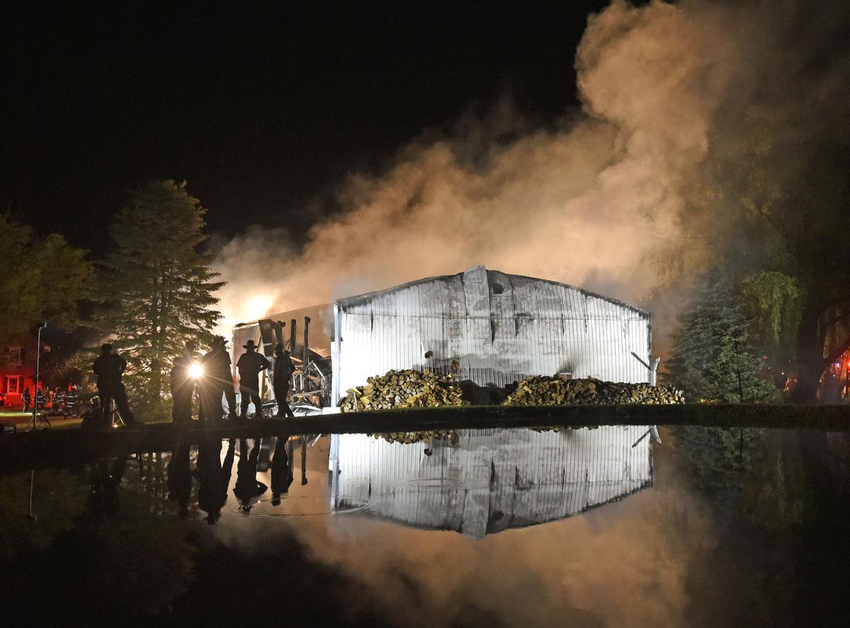 Barn, contents destroyed Wednesday night in Strasburg Township, causing