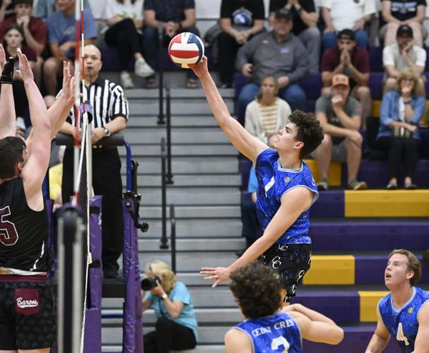 Cedar Crest vs. Manheim Central - L-L League boys volleyball championship