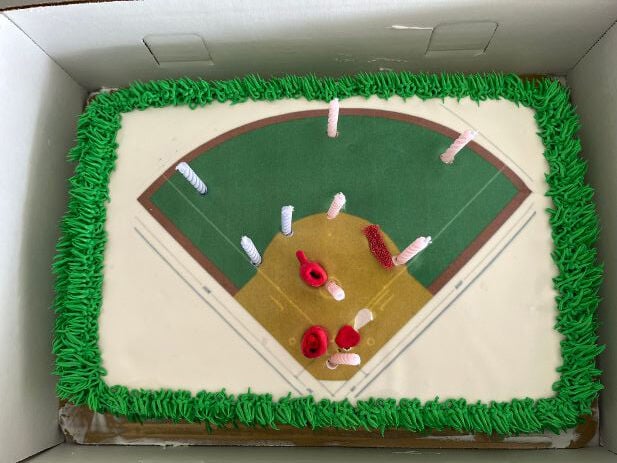 Baseball Birthday Cake - YouTube