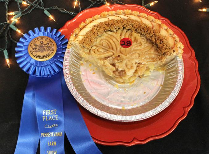 2024 Farm Show blue ribbon apple pie