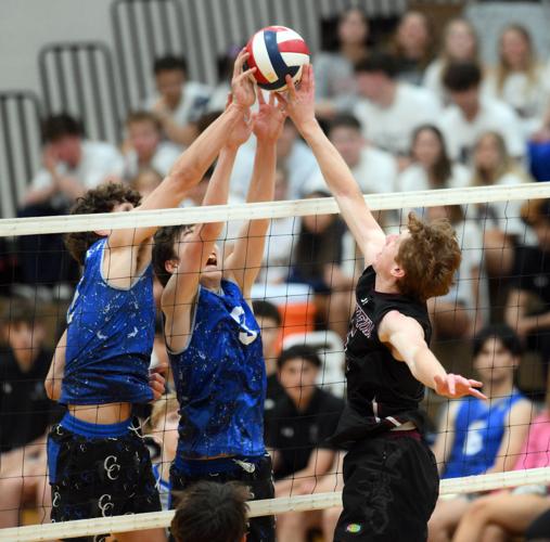 Cedar Crest vs. Manheim Central - L-L League boys volleyball championship
