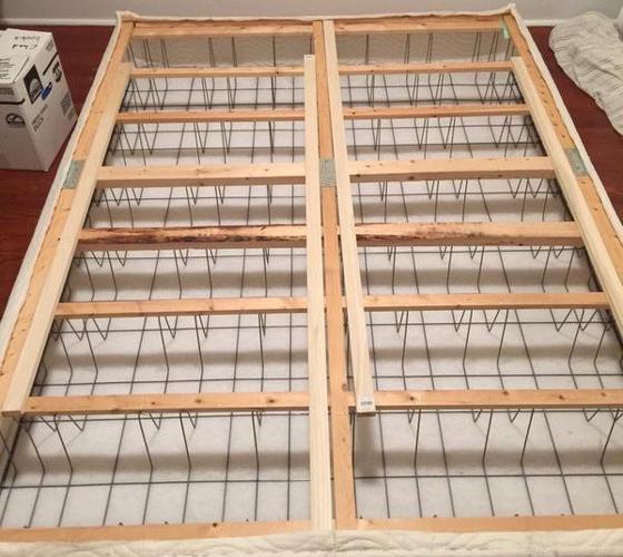 How to cut and fold a boxspring to fit it up a narrow staircase Local