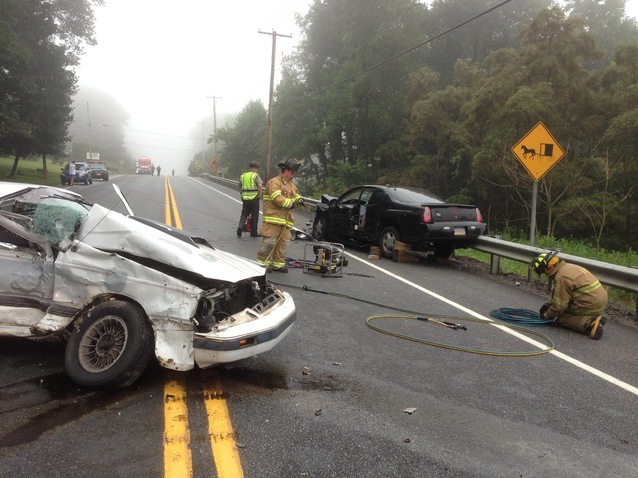 Multiple vehicles involved in crash on Route 272 in Providence Township ...