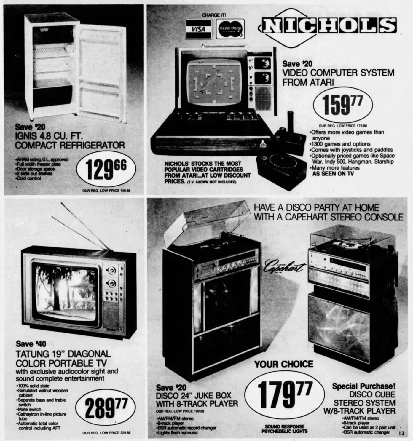 atari price in 1980