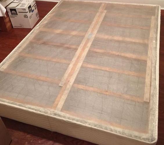 How to cut and fold a boxspring to fit it up a narrow staircase Local