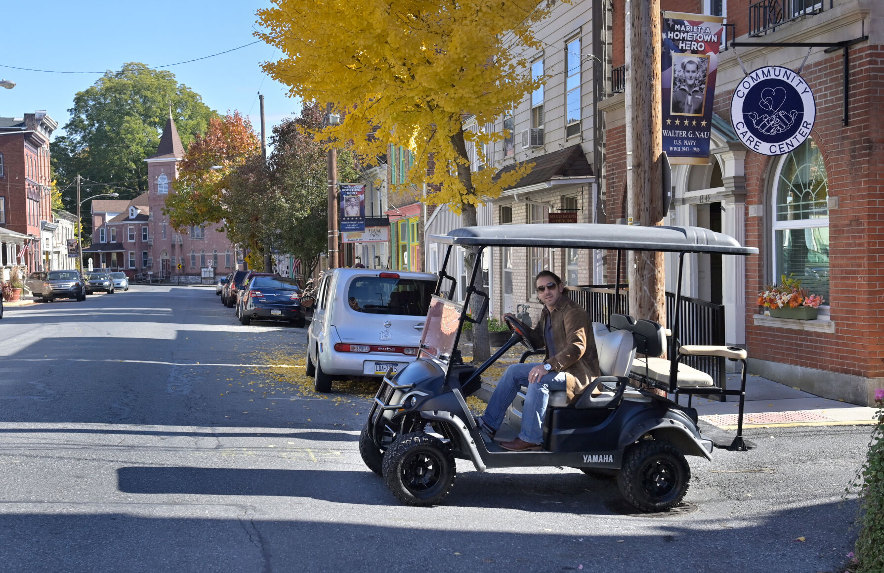 Venturing off course Marietta allows golf carts in break from