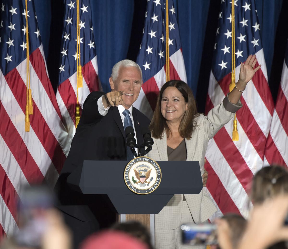 VP Mike Pence and Second Lady Karen Pence Attend Debate Watch Party in Ephrata Twp.
