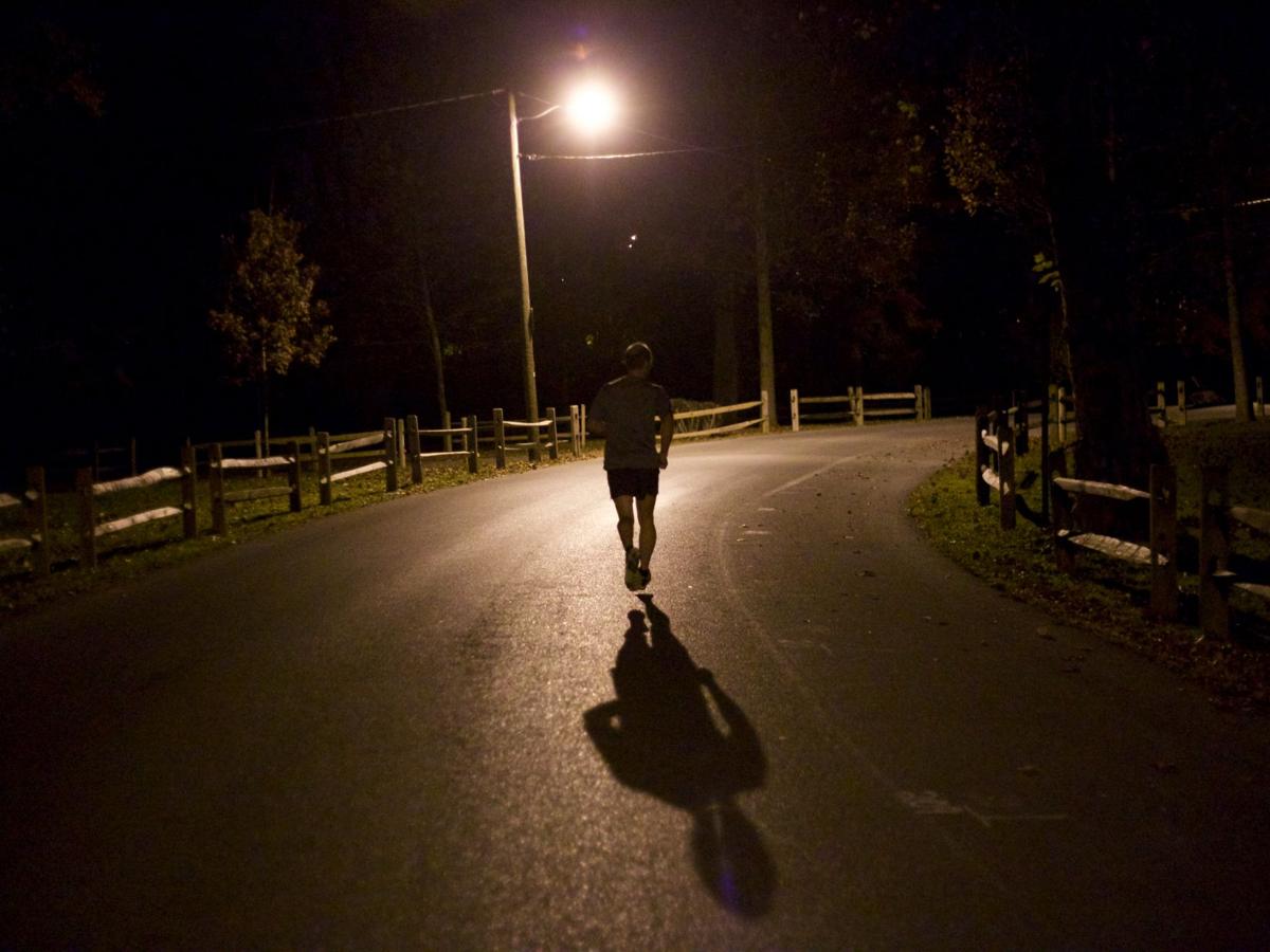 Running Away At Night Staying safe, visible and warm for fall and winter night runs