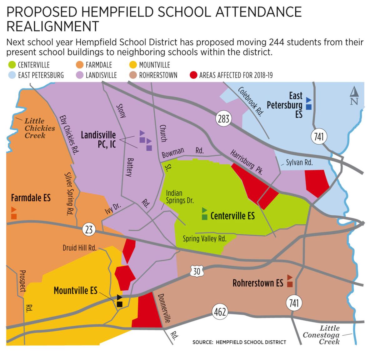 Hempfield proposal would shift 244 K6 students from school buildings