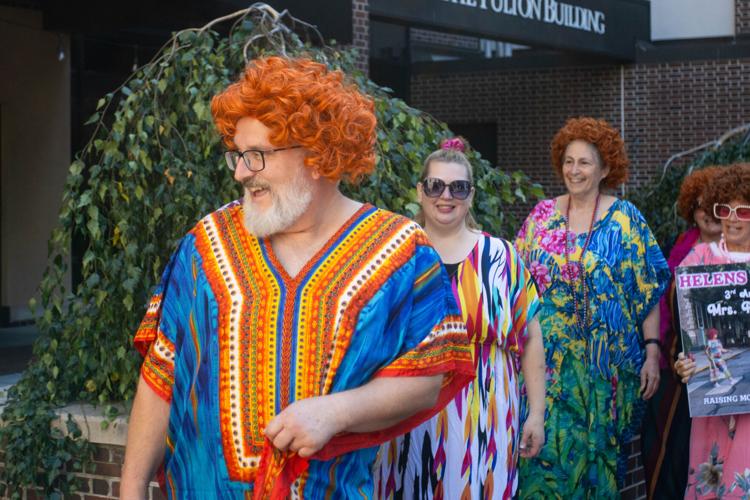 Redheaded Ropers romp through Lancaster during annual Mrs. Roper Caftan ...