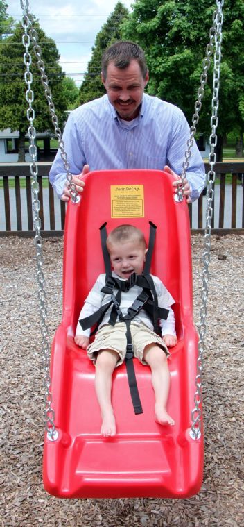 Kiwanis Club Funds New Holland Park Swing For Special Needs