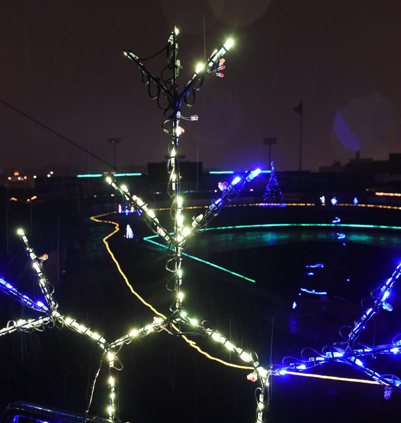 Christmas Spirit Light Show at Clipper Magazine Stadium in Lancaster
