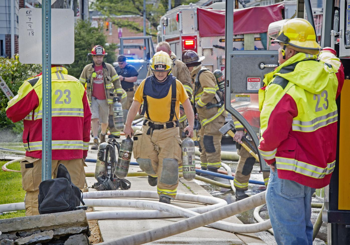 4 people displaced after house fire in East Petersburg on Thursday