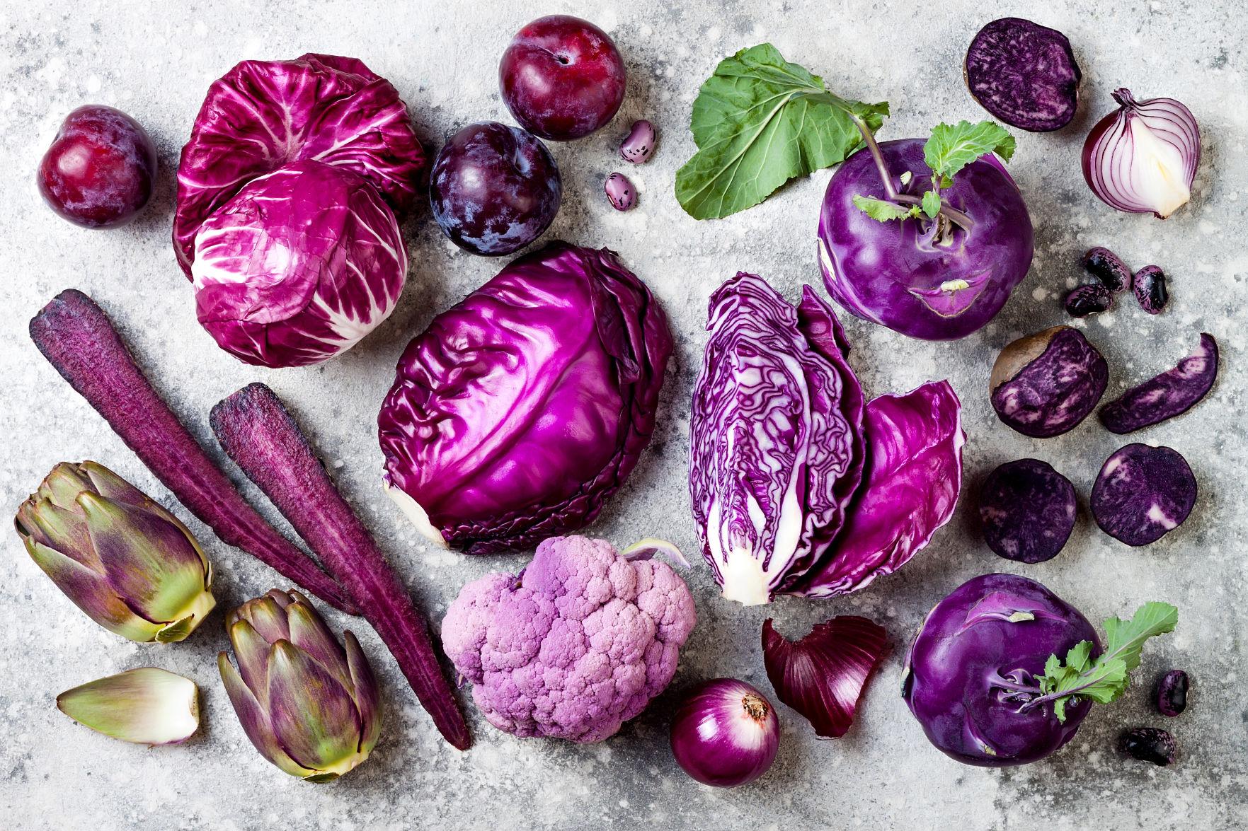 Purple foods can help make your menu vibrant, flavorful, nutritious