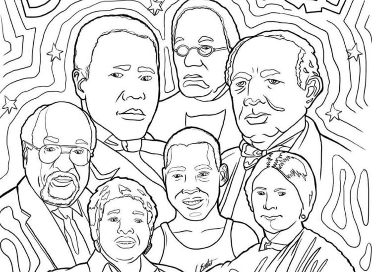 Celebrate Black History Month: Download a coloring page featuring ...