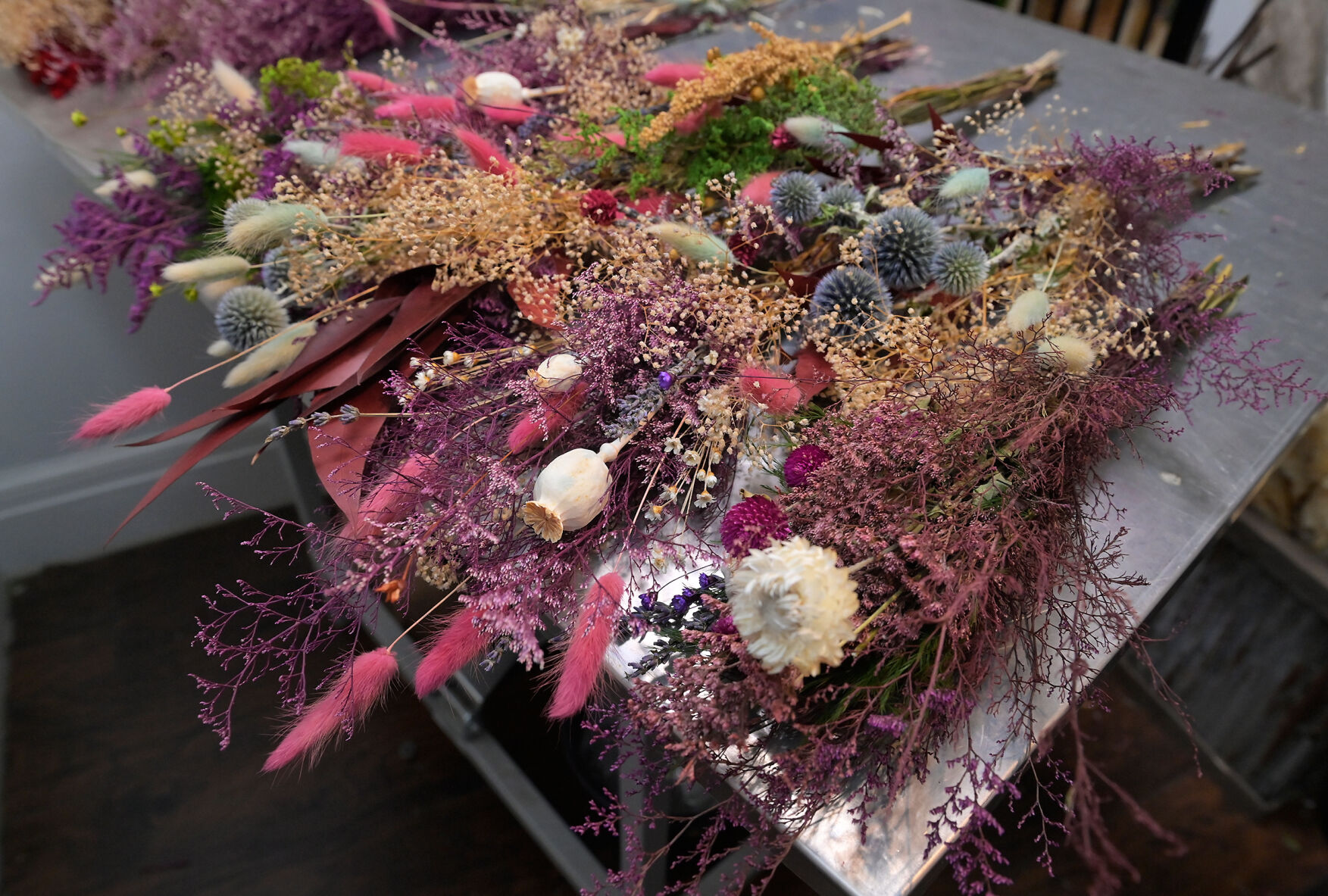 Central Market Flowers on King focuses on dried flowers and