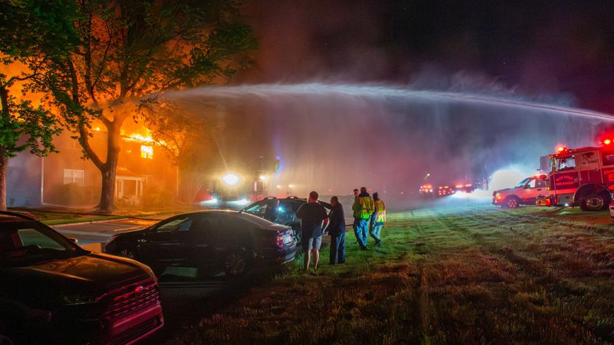 Spring Manor Rd Fire Firefighters battle blaze at Manor Township apartment complex [photos ...