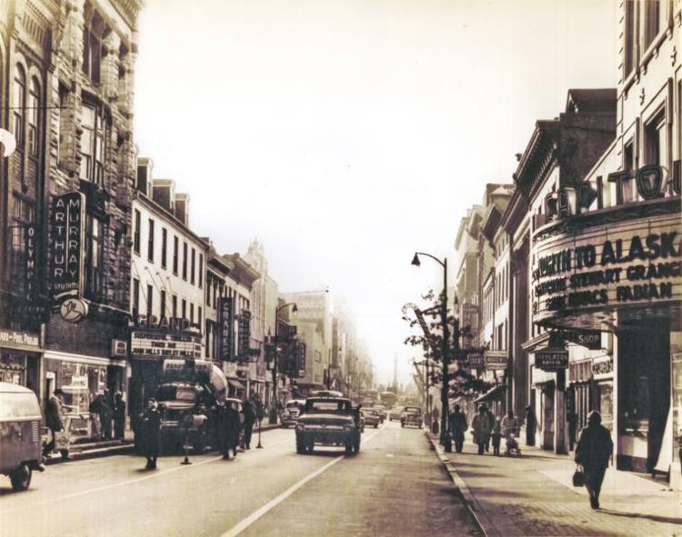 Lancaster That Was Downtown Lancaster in 1960 Lancaster