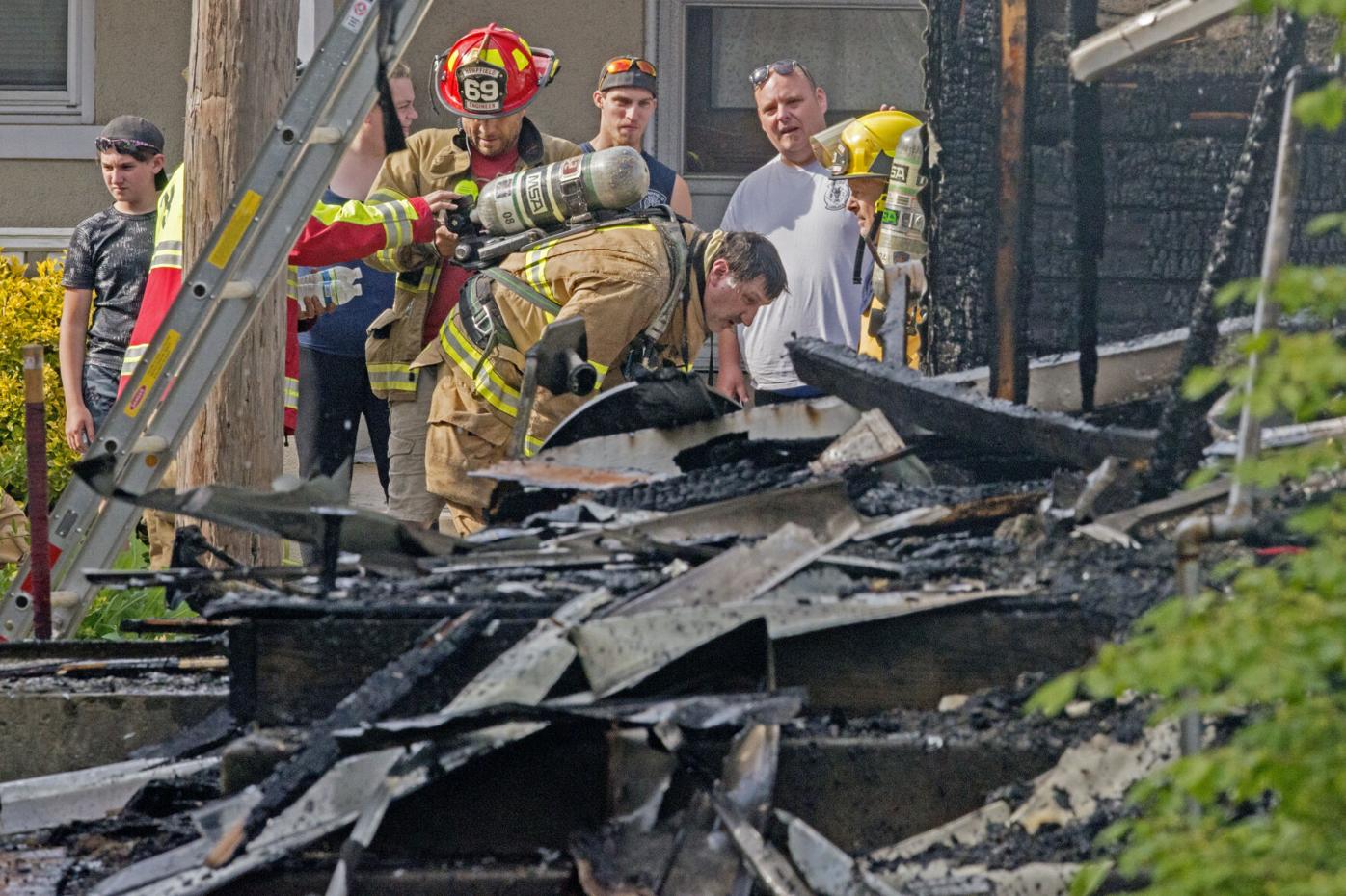 4 people displaced after house fire in East Petersburg on Thursday