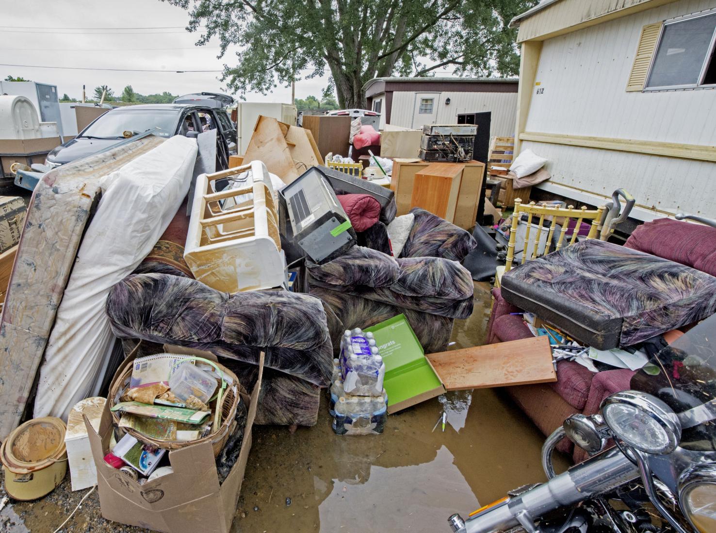Flooded mobile home park owners receiving damage money from pipeline builders if they don't sue