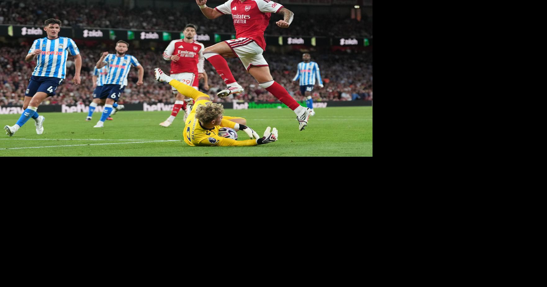 Arsenal, Marseille and Real Betis begin league campaigns with wins and clean sheets English champion Arsenal has got its title defense off to the perfect start with a 3-0 win over newly promoted Coventry City By ANDREW DOWNIE - Associated Press Aug 21, 2026