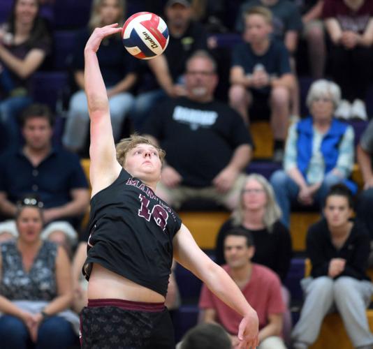Cedar Crest vs. Manheim Central - L-L League boys volleyball championship