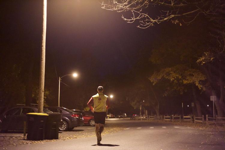 Running at Night: Staying Visible