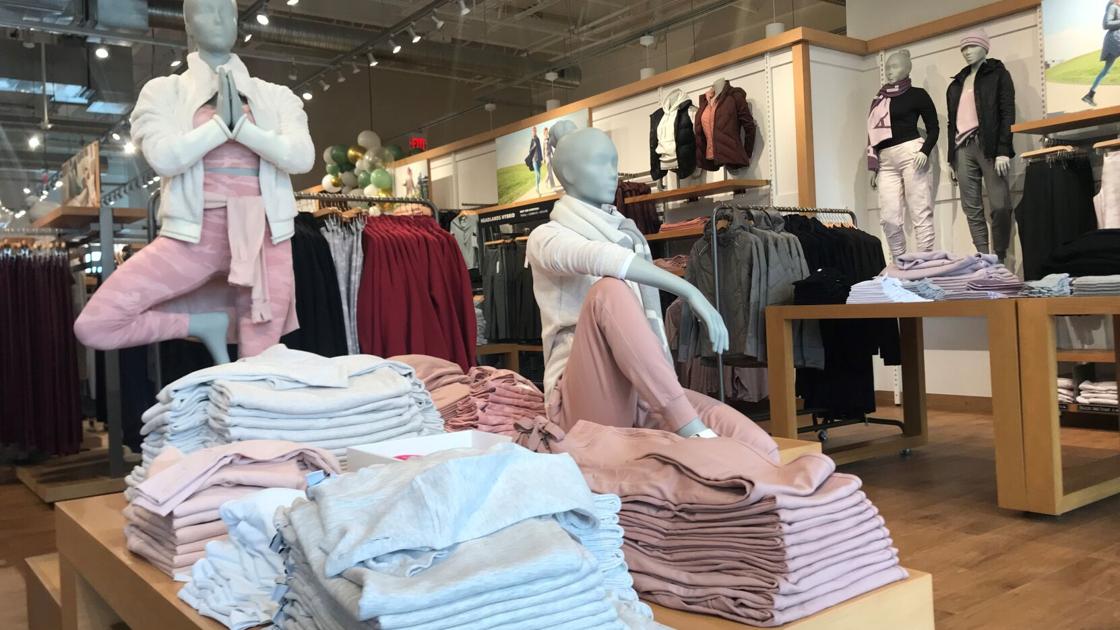 Athleta features activewear for women in new Shoppes at Belmont store Athleta features activewear for women in new Shoppes at Belmont store