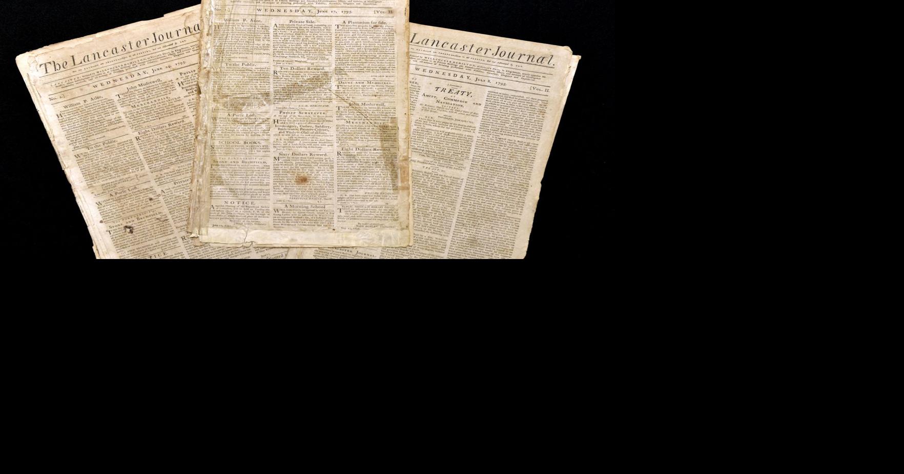 A rich journalistic heritage Meet LNP's oldest ancestor, the Lancaster