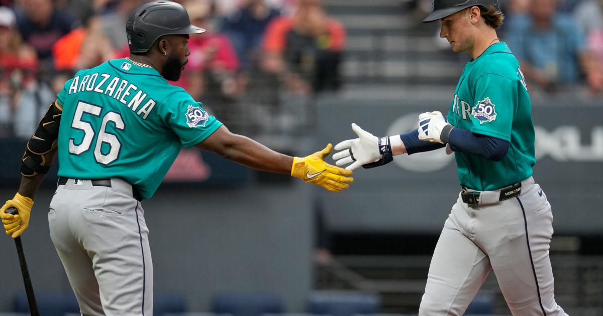 Emerson homers, Crawford singles in go-ahead run in the Mariners' 3-1 win over the Guardians Colt Emerson homered, J By JOE REEDY - AP Sports Writer Jun 26, 2026