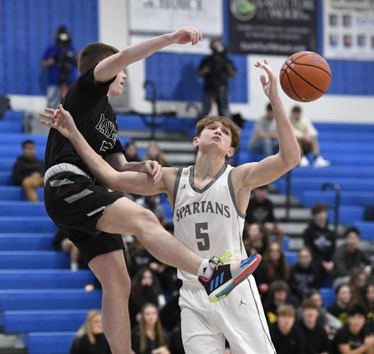Led by 26 points from Trey Grube Manheim Central boys basketball runs