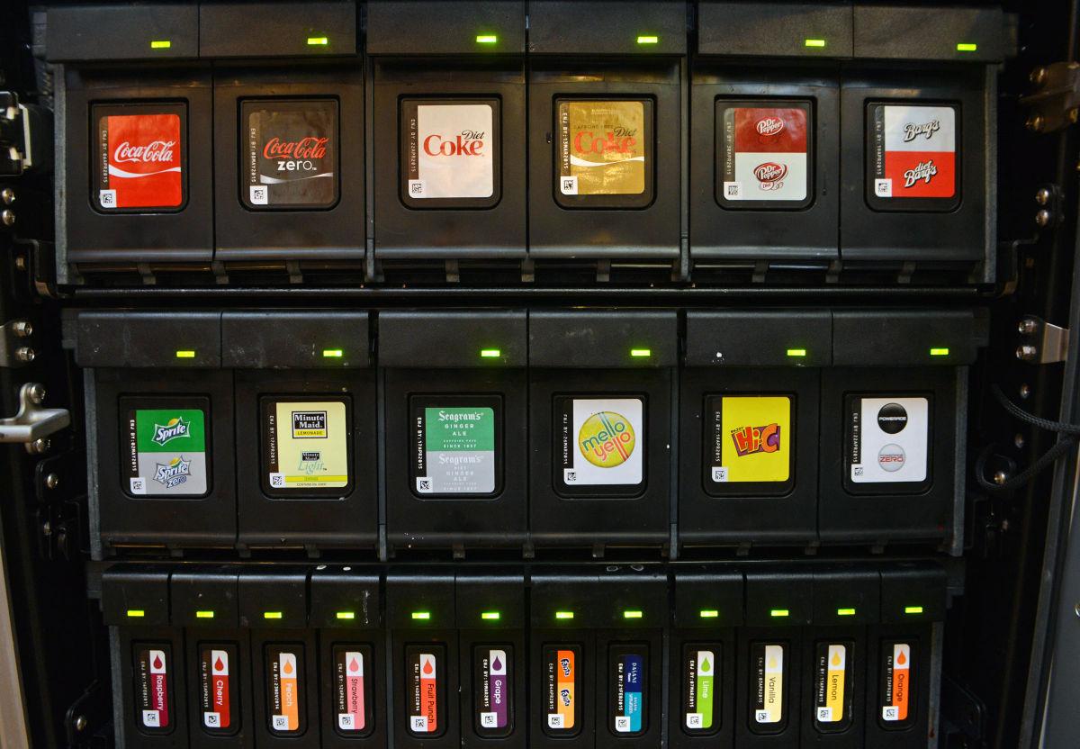 New Soda Machine Lets You Mix Up To 105 Different Flavor Combos Food new-soda-machine-lets-you-mix-up-to-105-different-flavor-combos-food